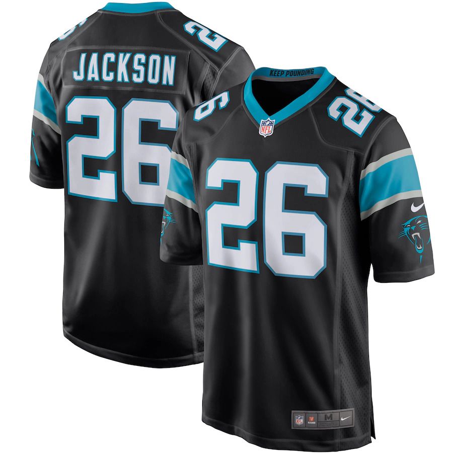 Men Carolina Panthers #26 Donte Jackson Nike Black Player Game NFL Jersey